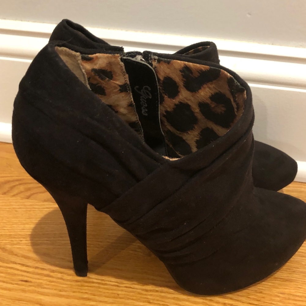 Guess Black Ankle Booties - size 7.5